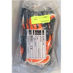 LOT OF 12 PAIRS OF ZORBIT DIPPED GLOVES