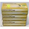 Image 1 : LOT OF 3 BOXES OF RONCO POLY DISPOSABLE