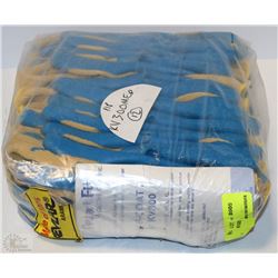 LOT OF 12 PAIRS OF PERFECT FIT TUFF COAT KEVLAR