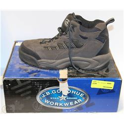 PAIR OF JB GOODHUE CSA APPROVED STEEL TOE MID CUT