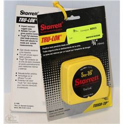 LOT OF 2 STARRETT TRU-LOK 16' TAPE MEASURES