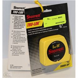 LOT OF 2 STARRETT TRU-LOK 16' TAPE MEASURES