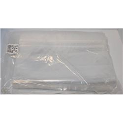 LOT OF 12X15" 2 MIL THICK ZIPLOCK TYPE BAGS