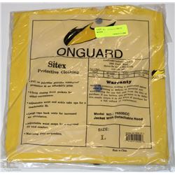 ONGUARD PROTECTIVE CLOTHING SZ L SITEX JACKET W/