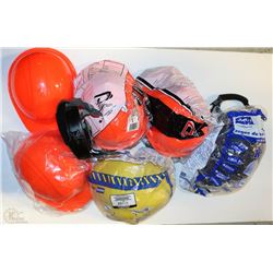 LOT OF ASSORTED COLOR NORTH HARD HATS