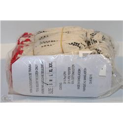 LOT OF 12 PAIRS OF SMALL WORK GLOVES