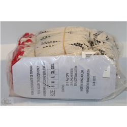 LOT OF 12 PAIRS OF SMALL WORK GLOVES