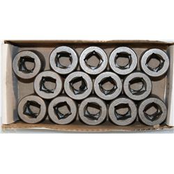 BOX OF 15 - 3/4" SQUARE SOCKET FOR 3/4" SQUARE NUT