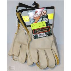 2 PAIRS OF GANTS HERCULES GLOVES SIZE M