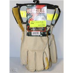 2 PAIRS OF GANTS HERCULES GLOVES SIZE M