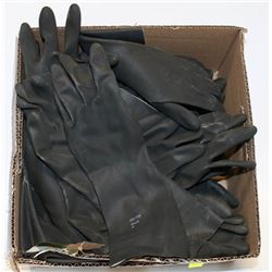 BOX OF ANSELL 37-750 SZ 7 RUBBER GLOVES