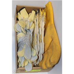 BOX OF ASSORTED WORK GLOVES