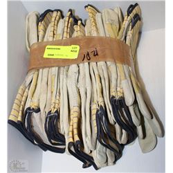 12 PAIRS OF WORK GLOVES