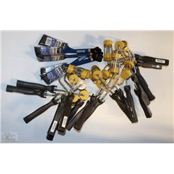 BOX WITH 2" PAINT ROLLERS, AND FIVE 1.5" PAINT