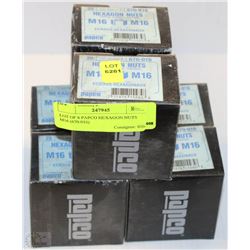 LOT OF 6 PAPCO HEXAGON NUTS M16 (670-016)