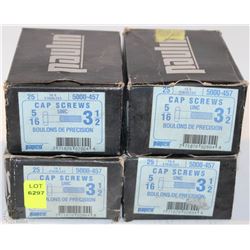 LOT OF 4 PAPCO 3-1/4X5/16 CAP SCREWS