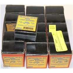 LOT OF 1/4 LOCK WASHERS 101-014