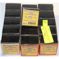 LOT OF 1/4 LOCK WASHERS 101-014