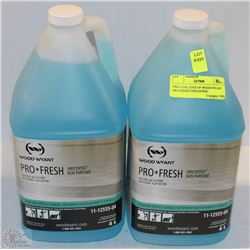 TWO 1GAL JUGS OF WOOD WYANT PRO FRESH UNSCENTED