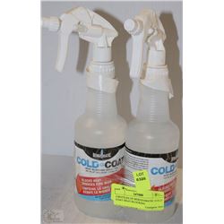2 BOTTLES OF BERNZOMATIC COLD COAT HEAT BLOCKING