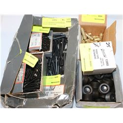 LOT OF ASSORTED FASTENERS INCL SOCKET HEAD CAPS,