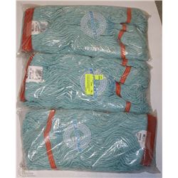 LOT OF 3 ATLAS GRAHAM STOP LOOPED END MOP HEADS