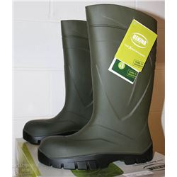 BEKINA  ALLIANCE S5 GREEN/BLK SZ8 RUBBER BOOTS