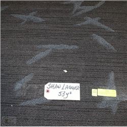 87) LOT OF CARPET TILE - 53 SQYDS OF SHAW LAGUER