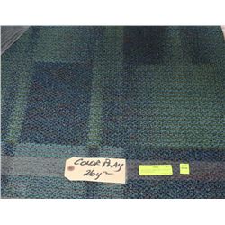 90) LOT OF CARPET TILE - 26 SQYDS OF COLOR PLAY