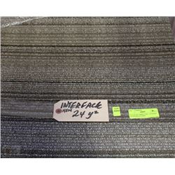 91) LOT OF CARPET TILE - 24 SQYDS OF INTERFACE HEM