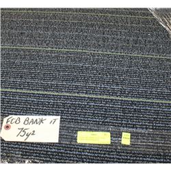 72) LOT OF CARPET TILE -75 SQ YARDS OF FOB BANK IT
