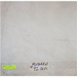57) LOT OF TILE - 92 SQFT OF MARBLE 24X24