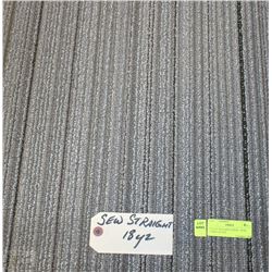 37) LOT OF CARPET TILES - 18 SQ YARDS OF SEW