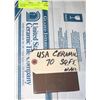 Image 1 : 3) LOT OF TILE - 70 SQ FT OF USA CERAMIC