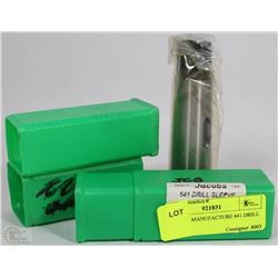 2 JACOBS MANUFACTURE 641 DRILL SLEEVES