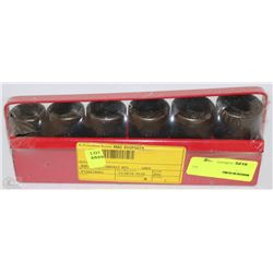 6PC STANDARD IMPACT SOCKET SET