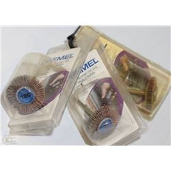 3PK OF DREMEL 505 - 3/16 FLAP WHEEL 120 GRIT