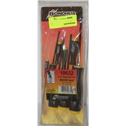 BONDHUS 10632 8PC BALL DRIVER TIP SET BSX8S INCH