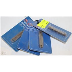 4PKS OF WESTWARD PITCH GAUGE12-40