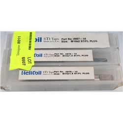 LOT OF 3 HELICOIL M14X1.5 ST.FL PLUG TAP