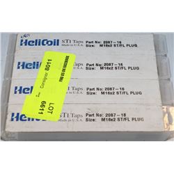 LOT OF 4 HELICOIL 16X2 ST.FL PLUG TAP