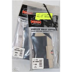 LOT OF 2 ERGODYNE PROFLEX WRIST SUPPORTS SMALL