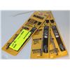 Image 1 : LOT OF 3 DEWALT ROCK CARBIDE 3/16 HAMMER DRILL BIT