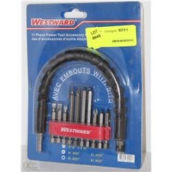 WESTWARD 11PC POWER TOOL ACCESSORY KIT
