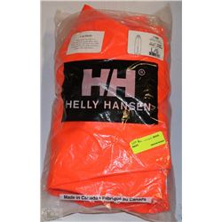HELLY HANSEN HI VIS ORANGE STRETCH BIB PANTS SZ L