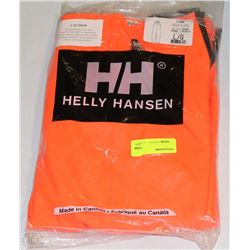 HELLY HANSEN HI VIS ORANGE STRETCH BIB PANTS SZ L