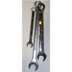 LOT OF 3 WESTWARD COMBO WRENCHES