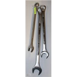 LOT OF 3 WESTWARD COMBO WRENCHES