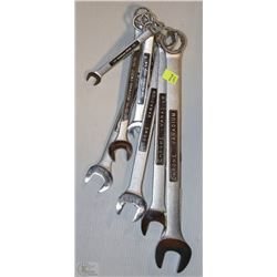 LOT OF 9 ASSORTED SIZE WESTWARD COMBO WRENCHES