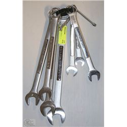 LOT OF 9 ASSORTED SIZE WESTWARD COMBO WRENCHES